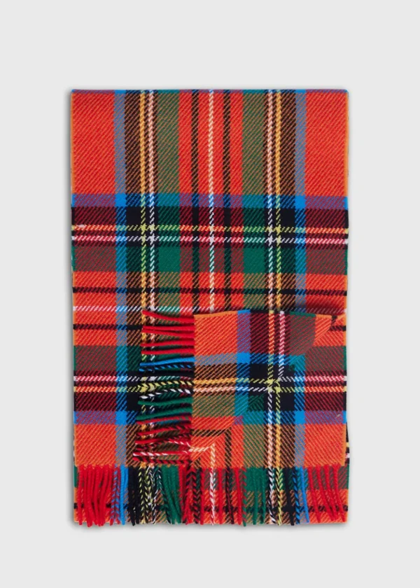 Lambswool Plaid Scarf