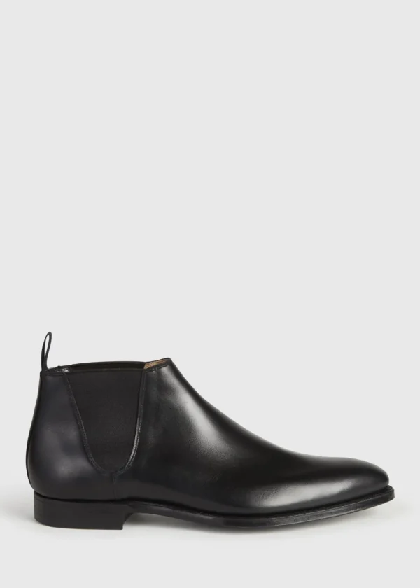 Leather Half Chelsea Boot