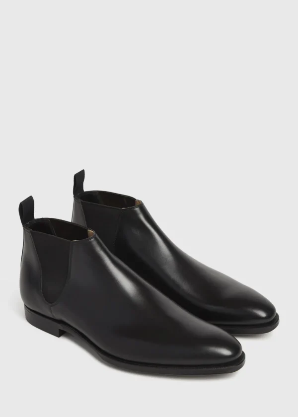Leather Half Chelsea Boot
