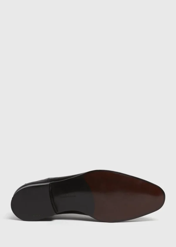 Leather Half Chelsea Boot