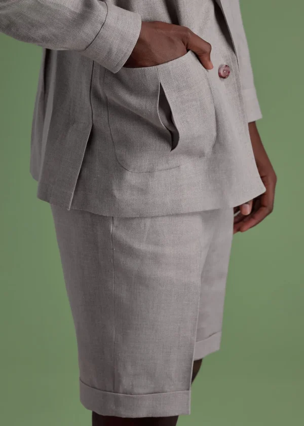 Linen Bermuda Short