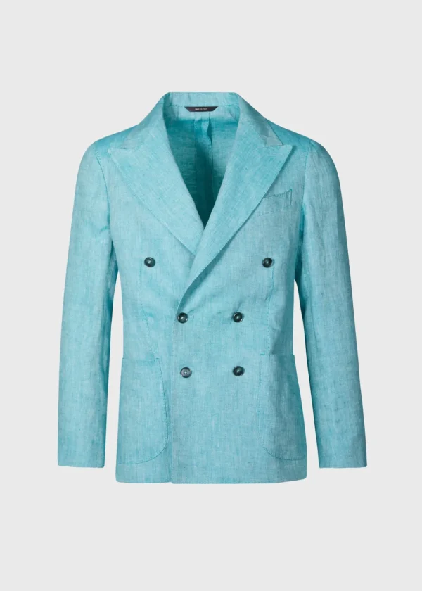 Linen Double Breasted Jacket