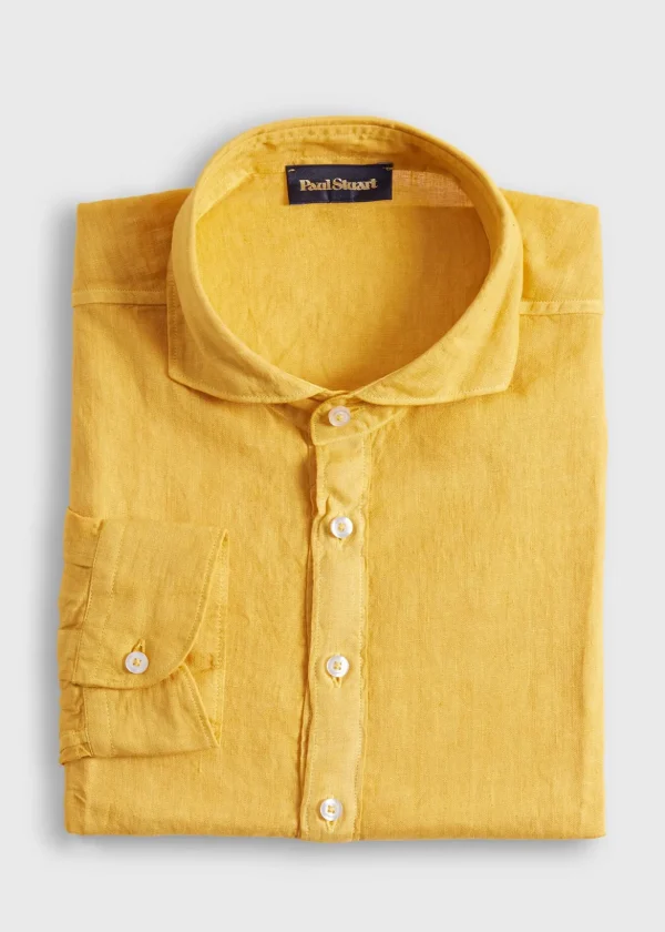 Linen Half Placket Sport Shirt