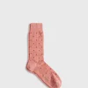 Linen Mélange Dotted Sock