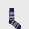 Linen Mélange Striped Sock