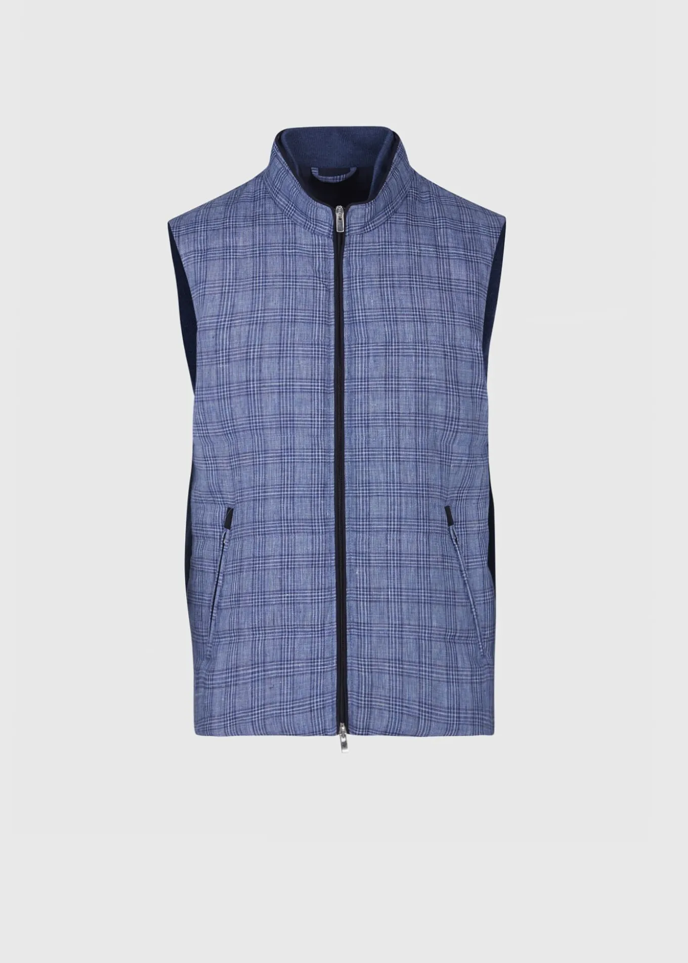 linen_plaid_vest_0.webp Linen Plaid Vest