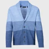 Linen Rice Stitch Dégradé Cardigan