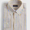 Linen Shadow Stripe Sport Shirt