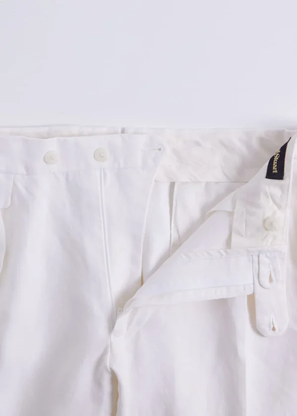 Linen Washed Pleated Front Trouser