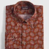 Medallion Print Cotton Sport Shirt