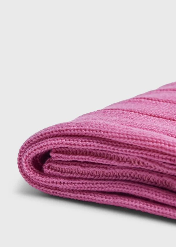 Mercerized Cotton Ribbed Sock