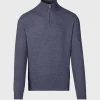 Merino Wool Quarter Zip Pullover
