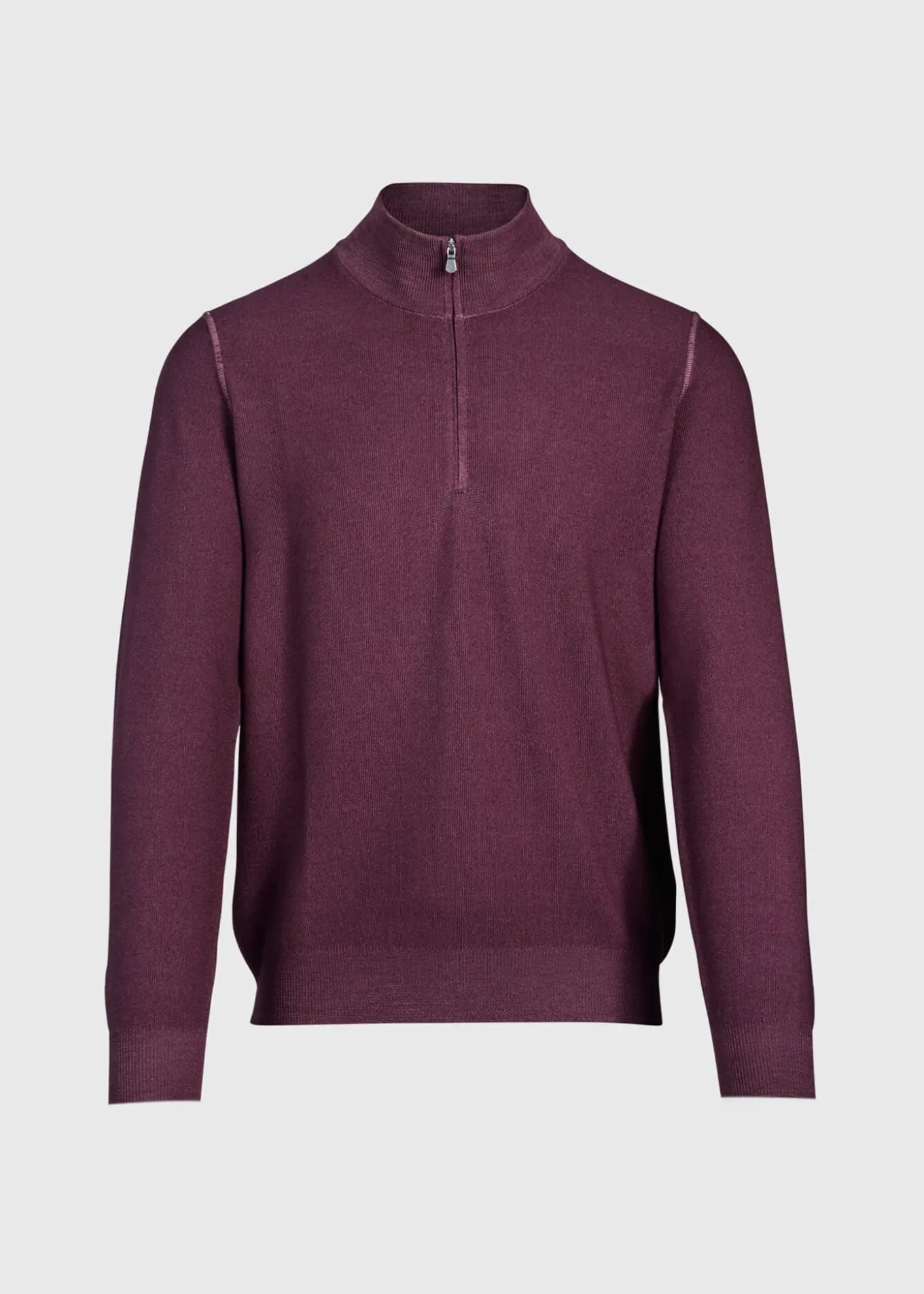 merino_wool_rice_stitch_q_0-1.webp Merino Wool Rice Stitch Quarter Zip Sweater