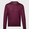 Merino Wool V-neck Sweater