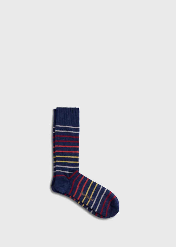 Multicolor Stripe Sock