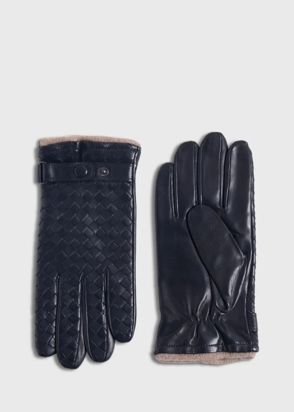 Nappa Leather Cross Stitch Glove