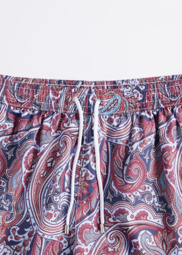Paisley Print Swim Trunk