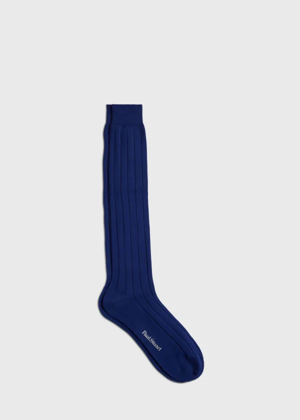 Pima Cotton Wide Rib Sock