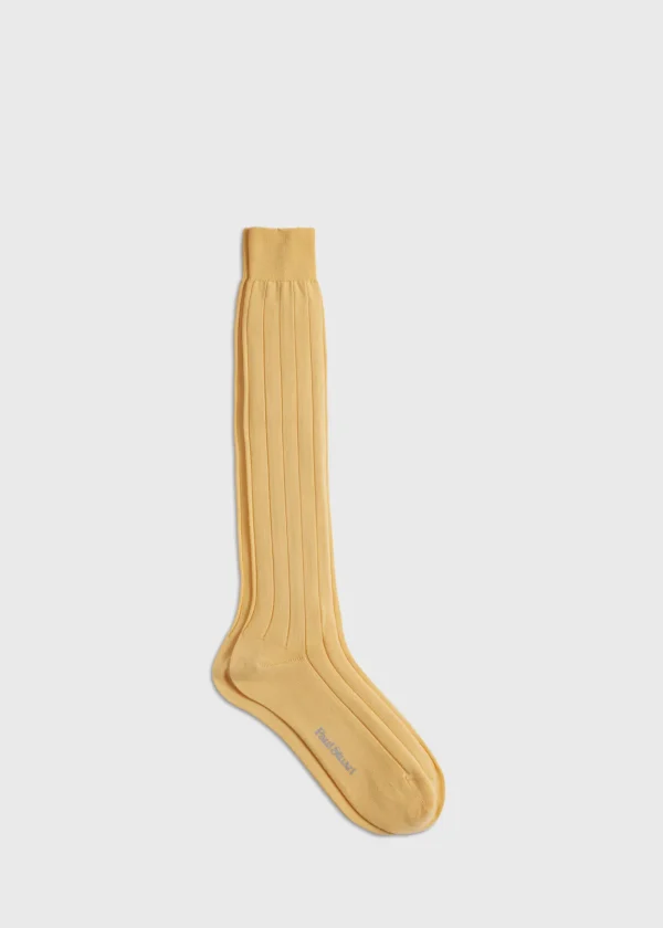 Pima Cotton Wide Rib Sock