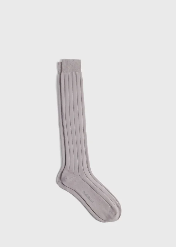 Pima Cotton Wide Rib Sock