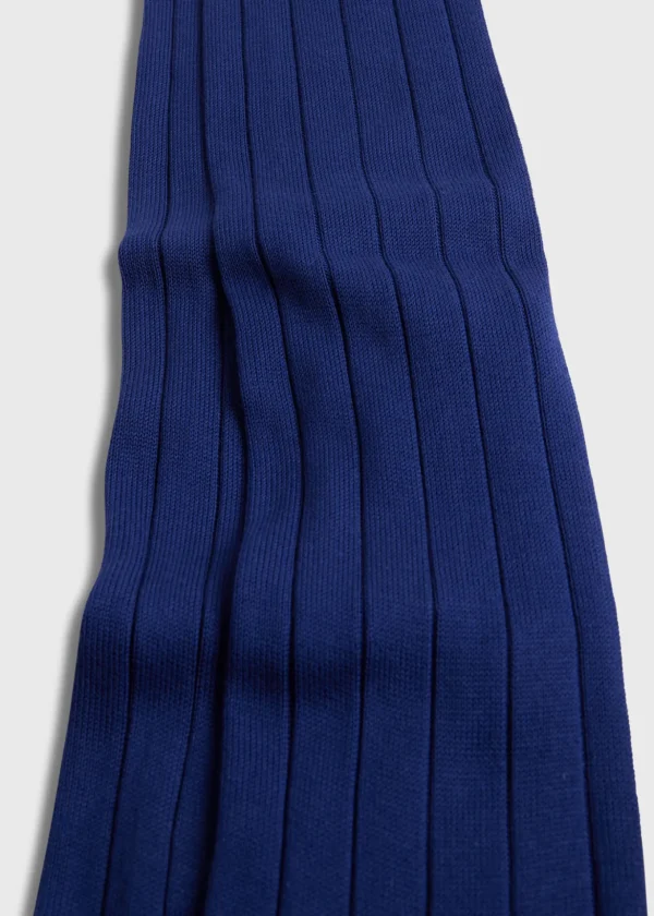 Pima Cotton Wide Rib Sock