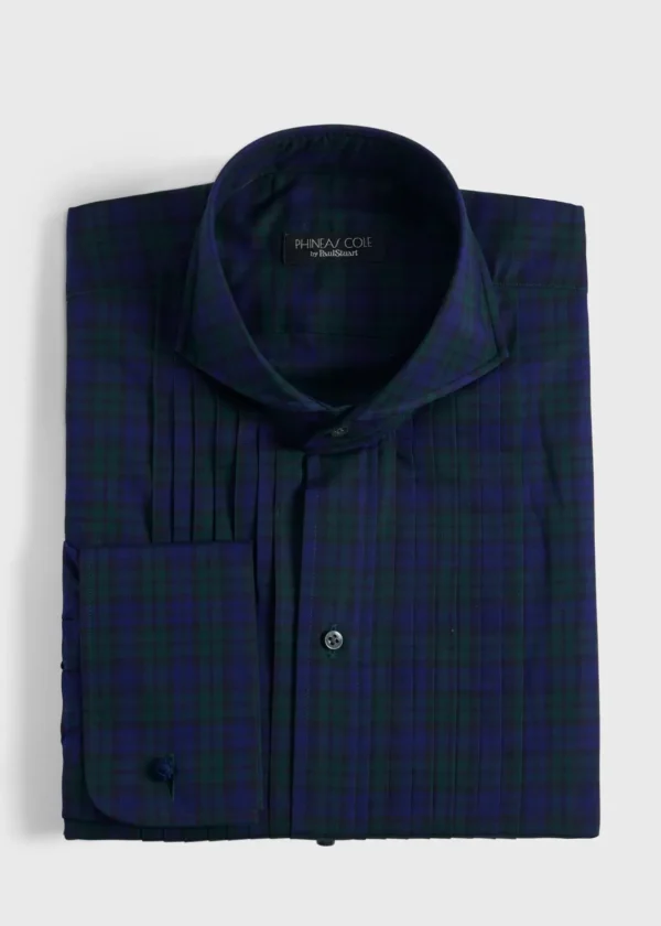 Pleated Front Formal Shirt