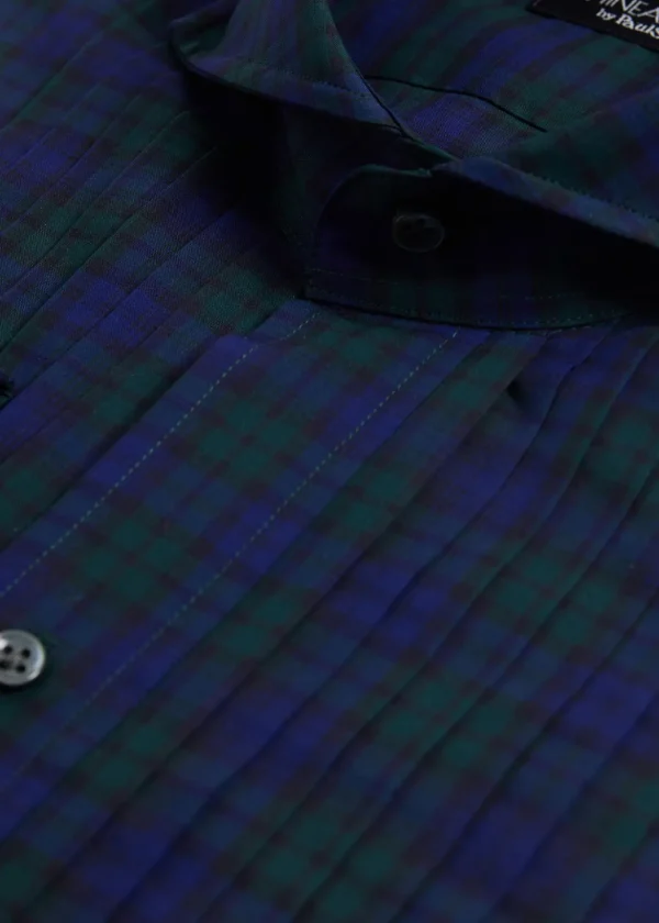 Pleated Front Formal Shirt