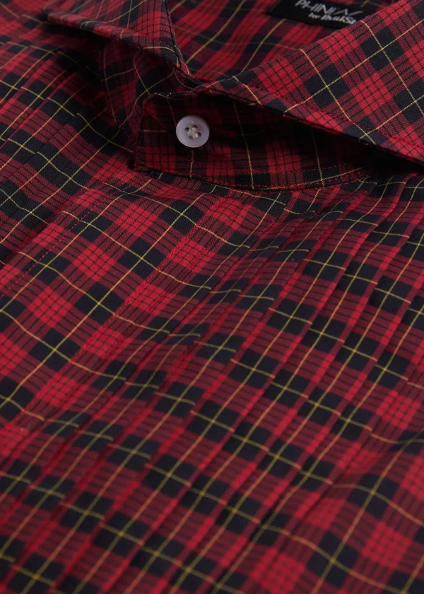 Pleated Front Formal Shirt