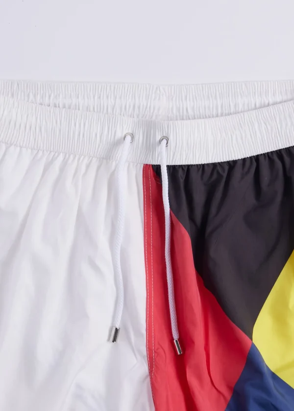 Printed Flag Swim Shorts
