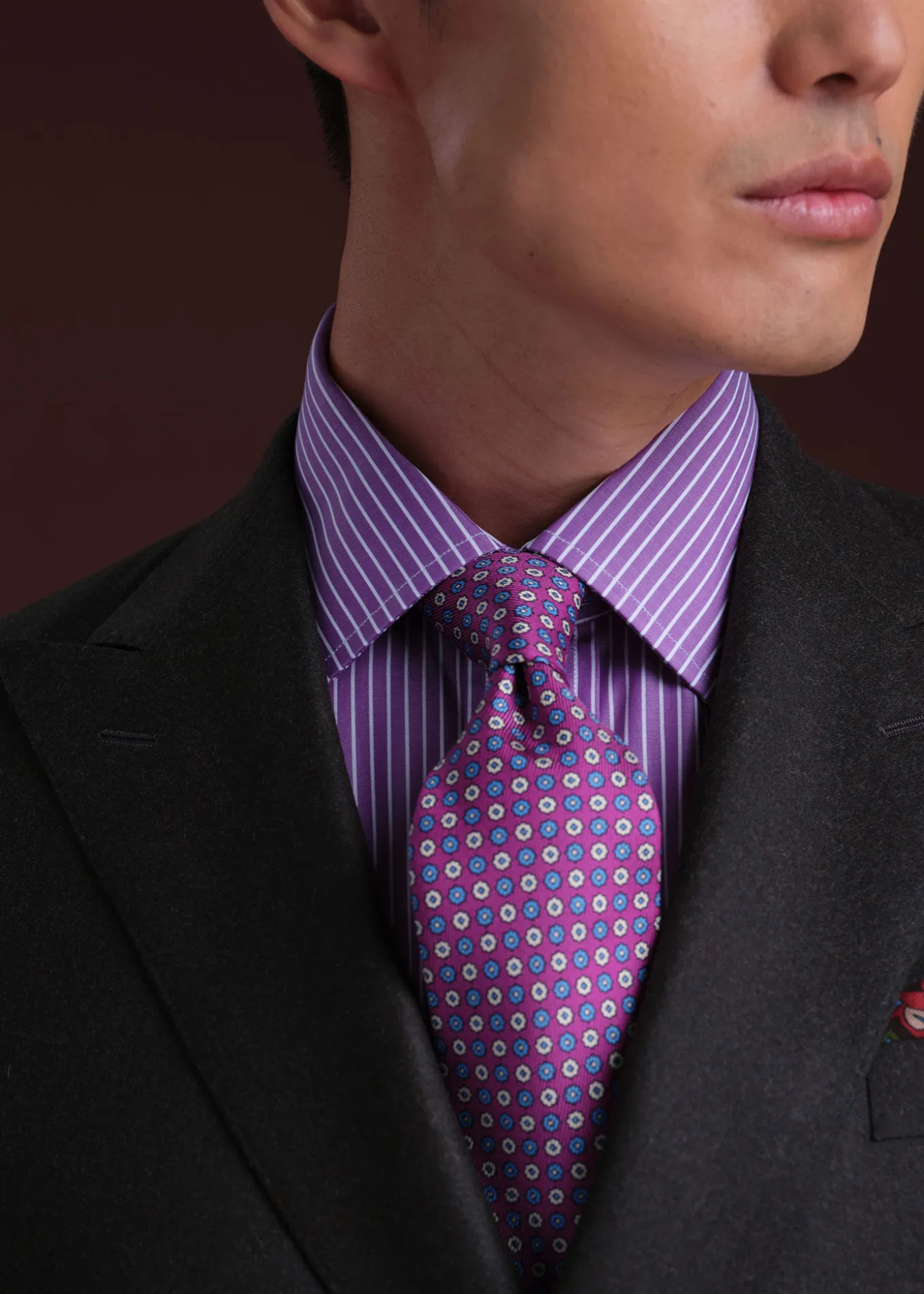 printed_silk_floral_medal_1-2.webp Printed Silk Floral Medallion Tie