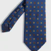Printed Silk Medallion Tie