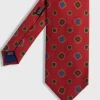 Printed Silk Tossed Square Tie