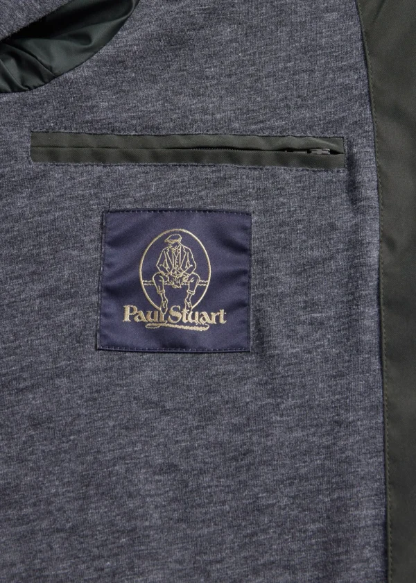 Quilted Jacket With Suede Trim