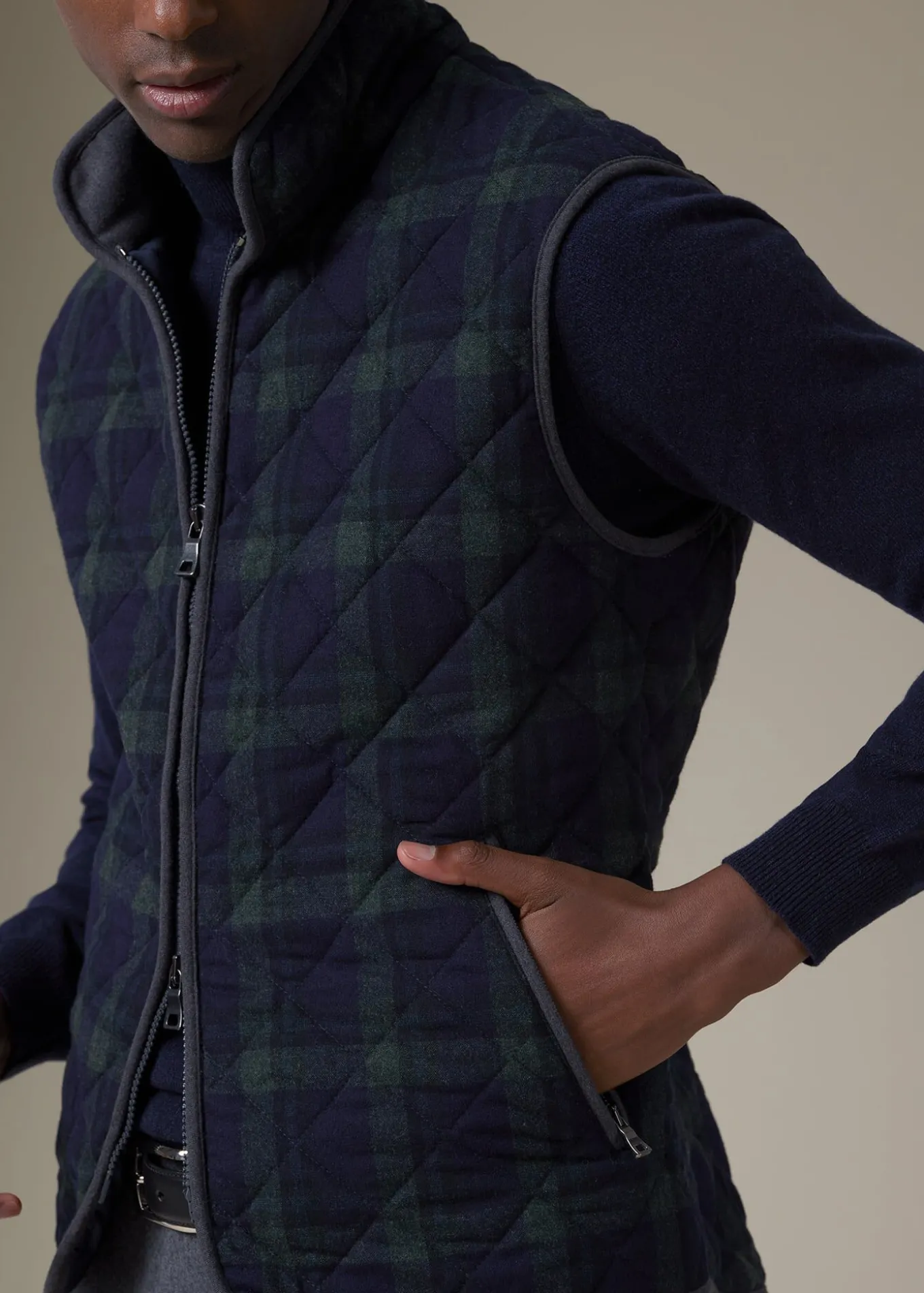 quilted_wool_plaid_vest_1.webp Quilted Wool Plaid Vest