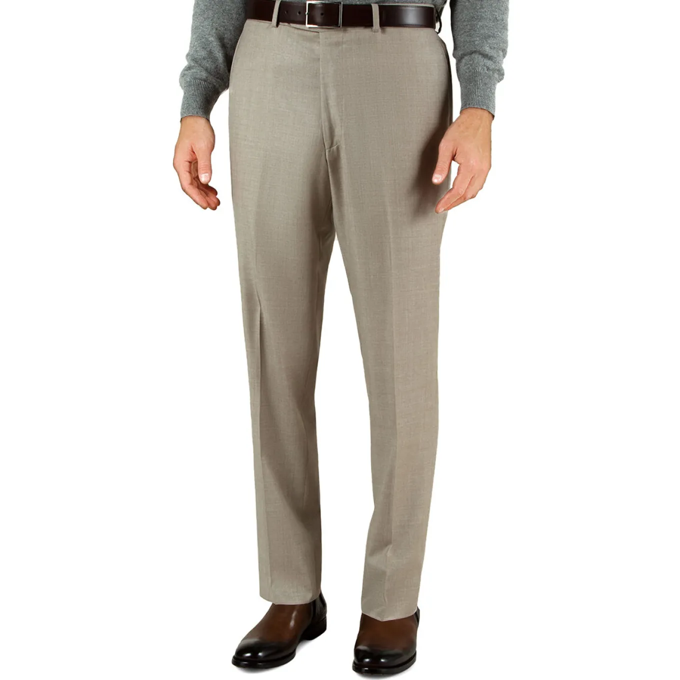 sand_super_s_plain_front__3.webp Sand Super 130s Plain Front Trouser