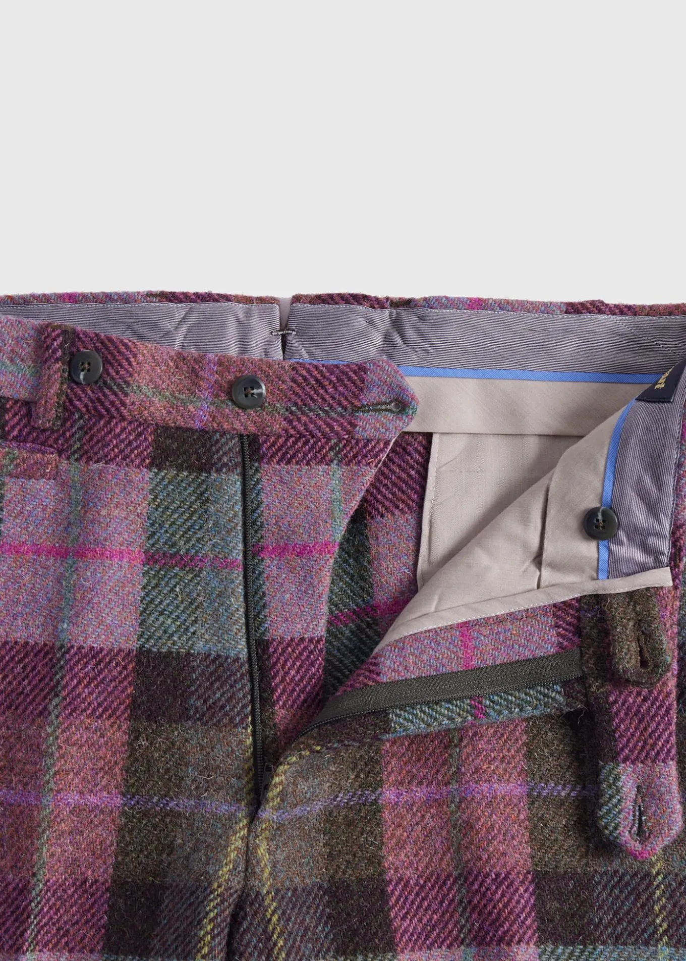 shetland_wool_plaid_trous_2.webp Shetland Wool Plaid Trouser