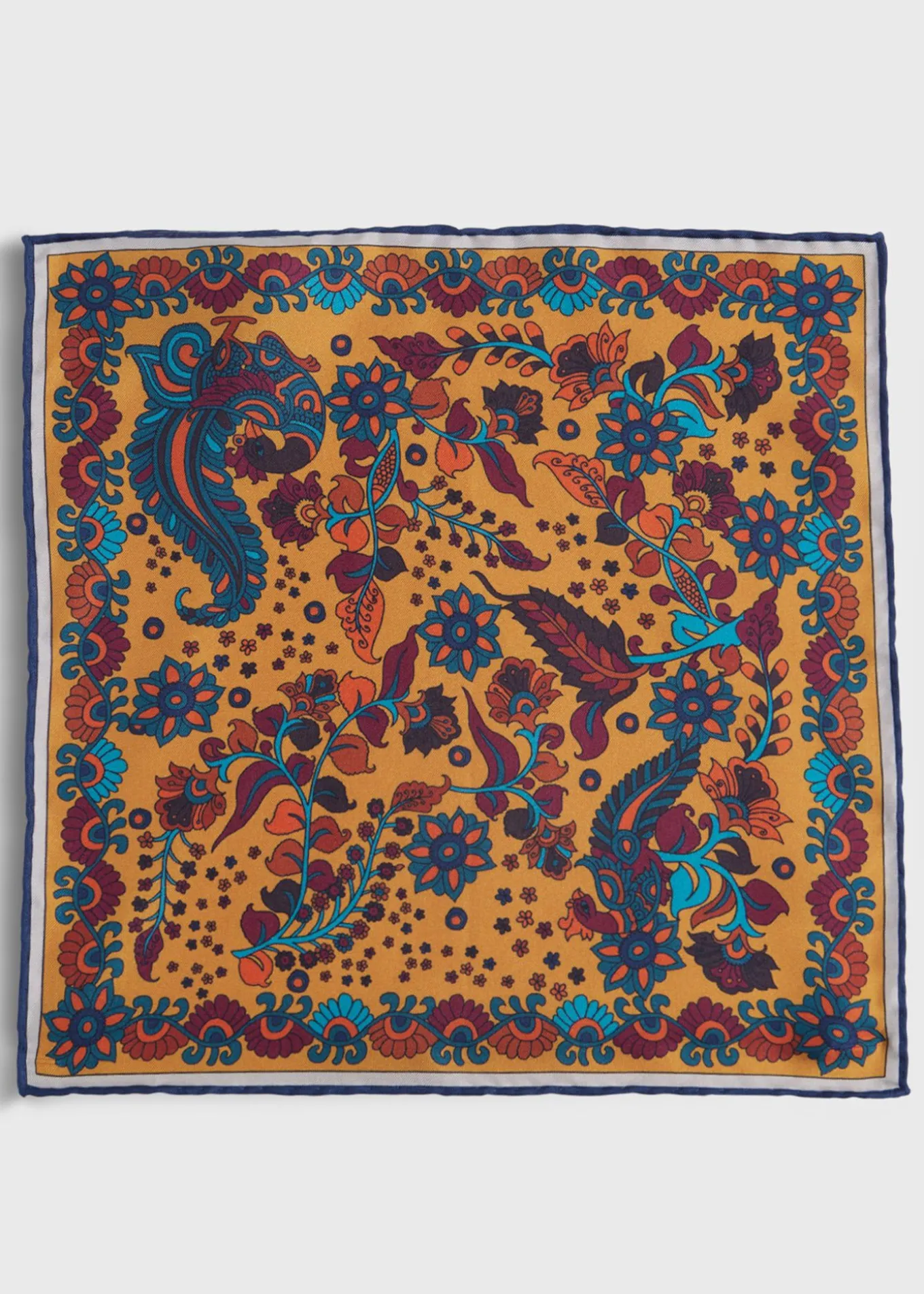 silk_floral_and_bird_prin_1-1.webp Silk Floral And Bird Print Pocket Square