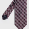 Silk Jacquard Check Tie