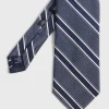 Silk Jacquard Macclesfield Stripe Tie