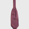 Silk Medallion Print Ascot