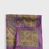 Silk Paisley Pocket Square