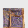 Silk Paisley Pocket Square