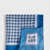 Silk Small Medallion Pocket Square