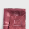 Silk Twill Dot Print Pocket Square