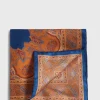 Silk Twill Paisley Pocket Square
