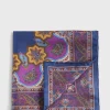 Silk Twill Paisley Pocket Square