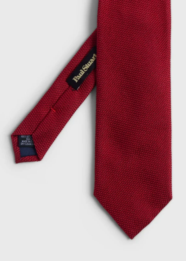 Solid Silk Garza Tie