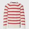 Striped Cotton Crewneck Sweater