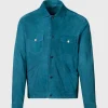 Suede Jean Jacket