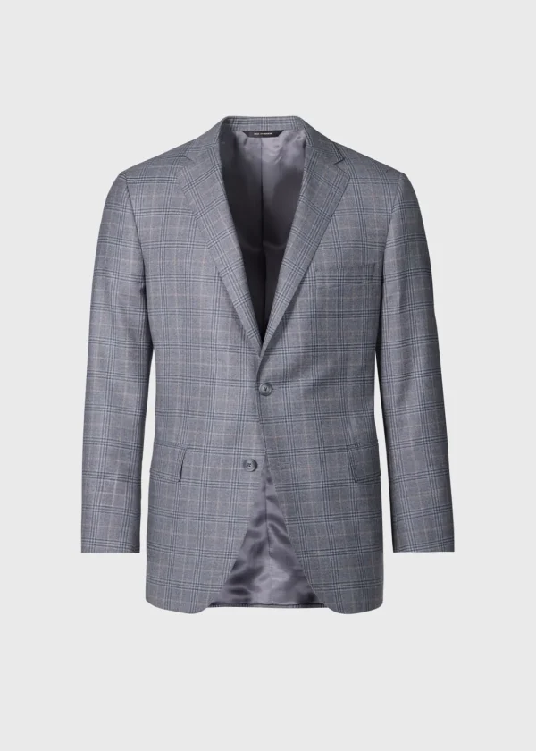 Super 130s Wool Plaid Paul Jacket